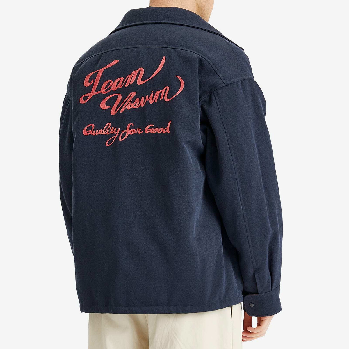 Visvim Men's Westwood Down Team Jacket in Navy Visvim