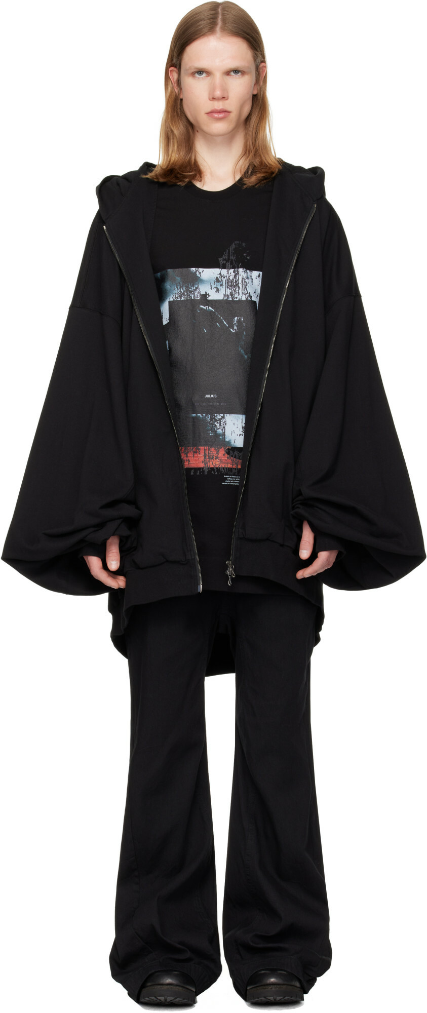 Julius Black Berg Hoodie