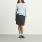 DUNST Women's Soft V-Neck Sweater in Soft Blue