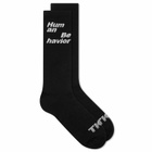 Pas Normal Studios Men's T.K.O. Thermal Socks in Black