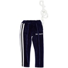 Palm Angels Navy Track Pants Keychain
