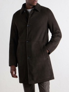 Brioni - Paneled Shearling Coat - Brown