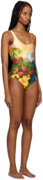 Stockholm (Surfboard) Club Multicolor Printed One-Piece Swimsuit