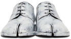 Maison Margiela Black & White Painted Tabi Oxfords