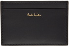 Paul Smith Black & Multicolor Signature Stripe Card Holder