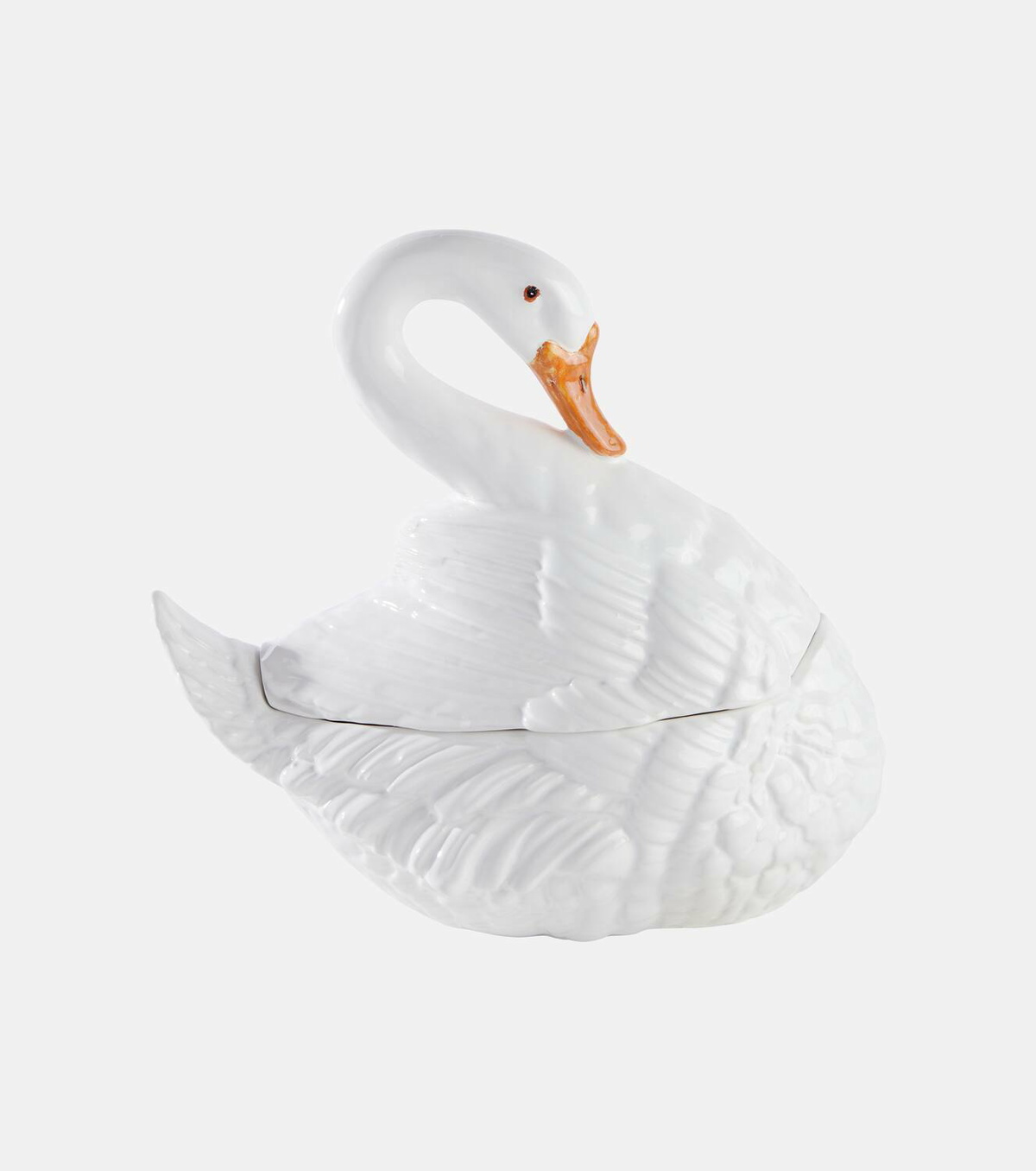 Bitossi Swan ceramic soup tureen