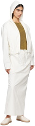 Gabriela Coll Garments White No.282 Midi Skirt