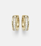 Octavia Elizabeth Ivy Eternity 18kt gold earrings with diamonds