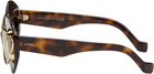 LOEWE Brown & Gold Double Frame Sunglasses