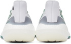 adidas Originals White & Green Ultraboost 21 Sneakers