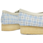 Clarks Originals Women's Check Wallabee Boot in Blue Check