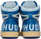 Rhude Blue Rhecess Hi Sneakers