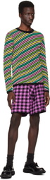 ZANKOV Black & Pink Diego Shorts