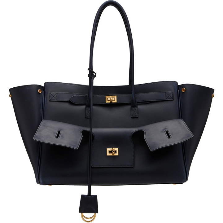 Photo: Balenciaga Navy Bel Air Carry All M Bag