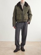 Polo Ralph Lauren - Shearling Flight Jacket - Green