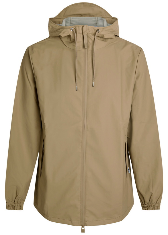Photo: Rains Storm Breaker Hooded Waterproof Jacket Beige