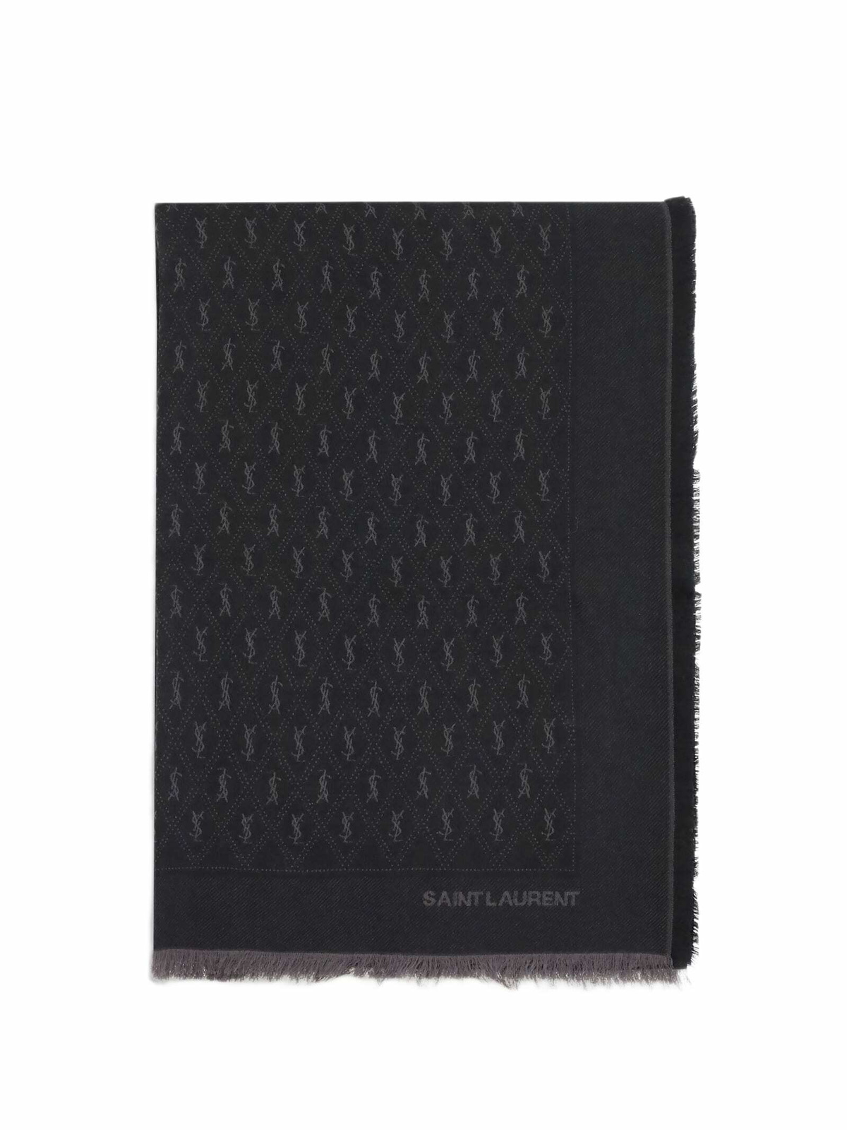 Saint Laurent - Jacquard silk scarf Saint Laurent Saint Laurent - Jacquard silk scarf Saint Laurent