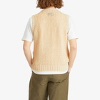 Corridor Men's Mercerised Knitted Vest in Natural