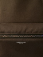 SAINT LAURENT - City Leather-Trimmed Twill Backpack
