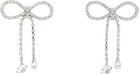 Blumarine Silver Bow Earrings