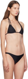 Yasmine Eslami Black 'The Joana' Bikini Top