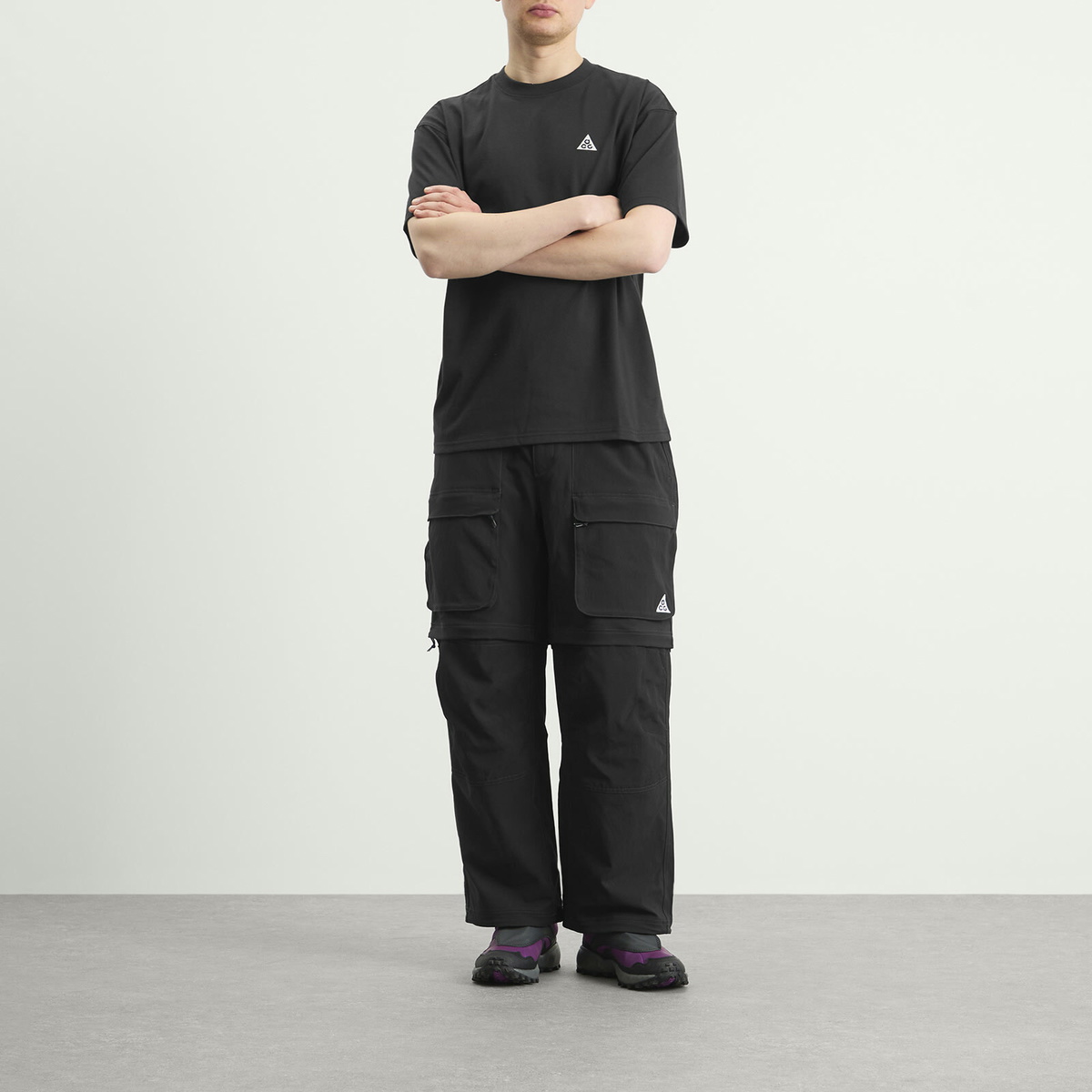 Nike Men's ACG Chest Logo T-Shirt in Black