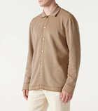 Zegna Cotton and silk jacquard shirt