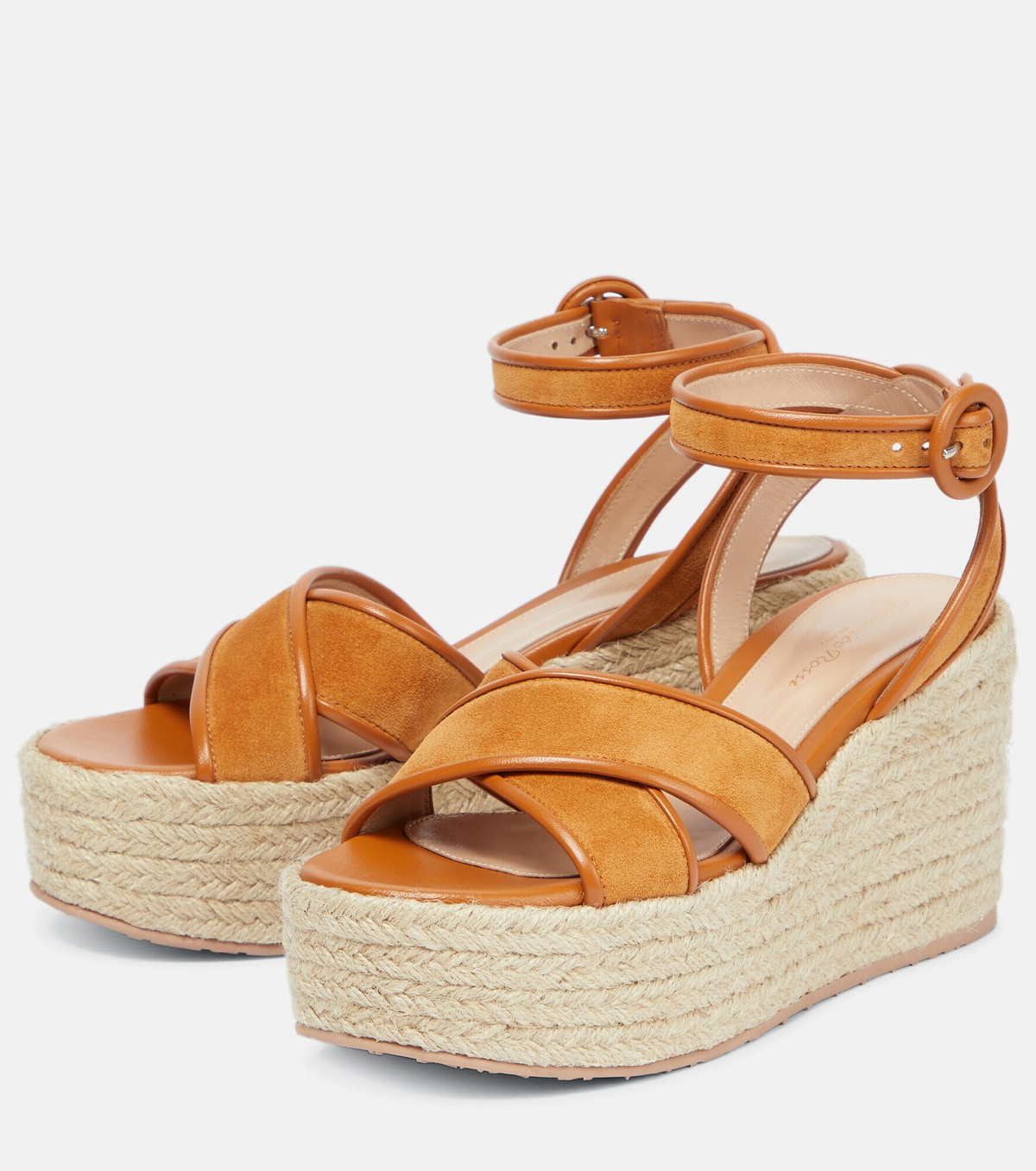 Gianvito Rossi - Suede wedge espadrilles Gianvito Rossi