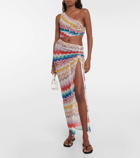 Missoni Mare Zig Zag ruched beach cover-up