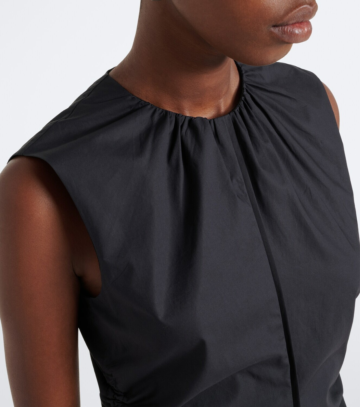 SIR Klara ruched cotton minidress