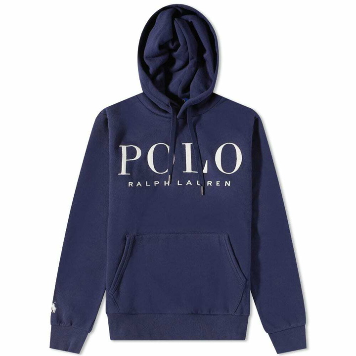 Photo: Polo Ralph Lauren Men's Logo Popover Hoody in Cruise Navy