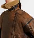 Acne Studios Lakota shearling-lined leather jacket