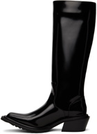 untitlab Black Hitch Tall Boots