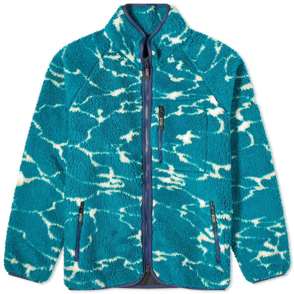 Manastash Men's Lithium Fleece Jacket in Turquoise Manastash