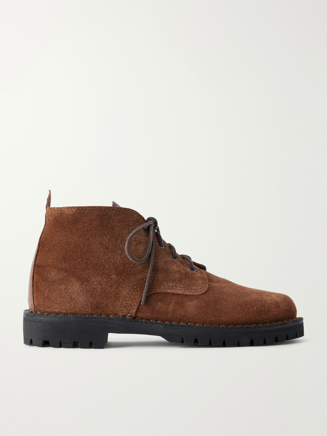 Yuketen - Farmers Suede Chukka Boots - Brown