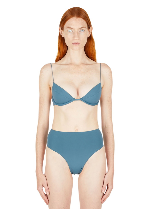 Photo: Ziah Fine Strap Almond Bikini Top