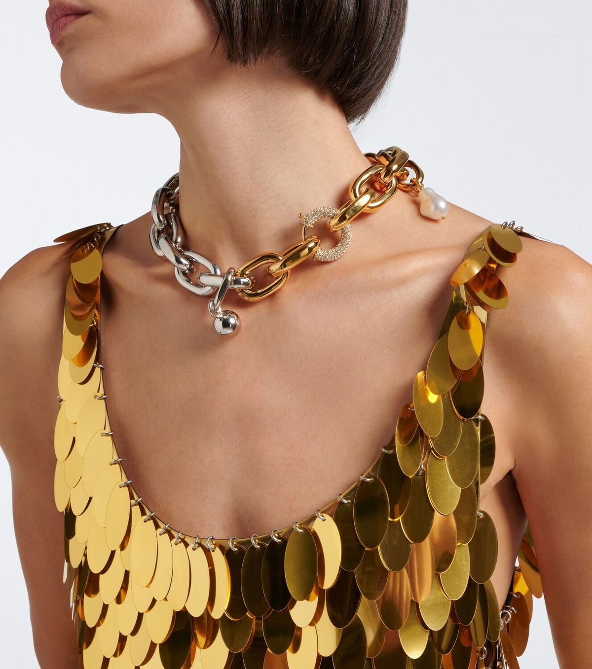 Rabanne Sequined minidress