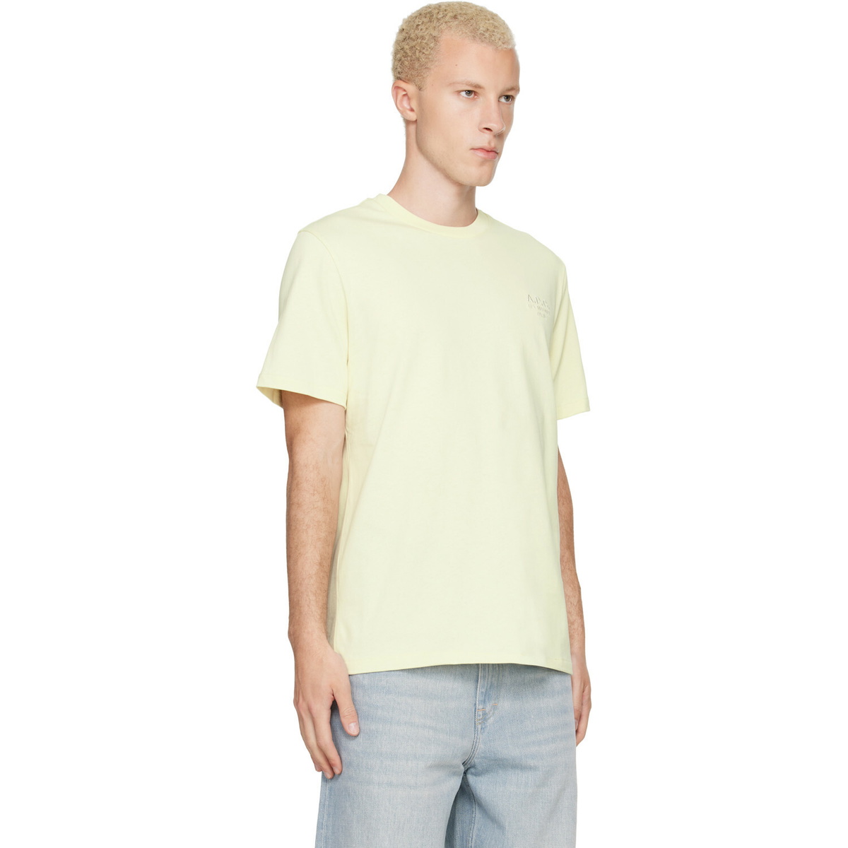 A.P.C. Off-White Standard 'Rue Madame' T-shirt