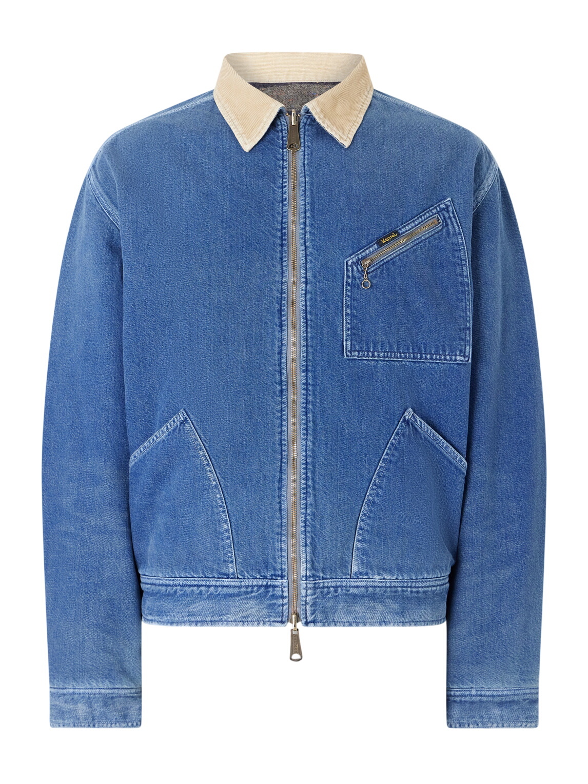 KAPITAL - Reversible Jacquard and Denim Jacket - Black KAPITAL