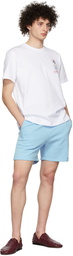 Casablanca Blue Organic Cotton Shorts