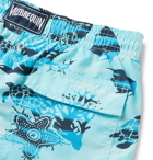 Vilebrequin - Moorea Mid-Length Printed Swim Shorts - Blue