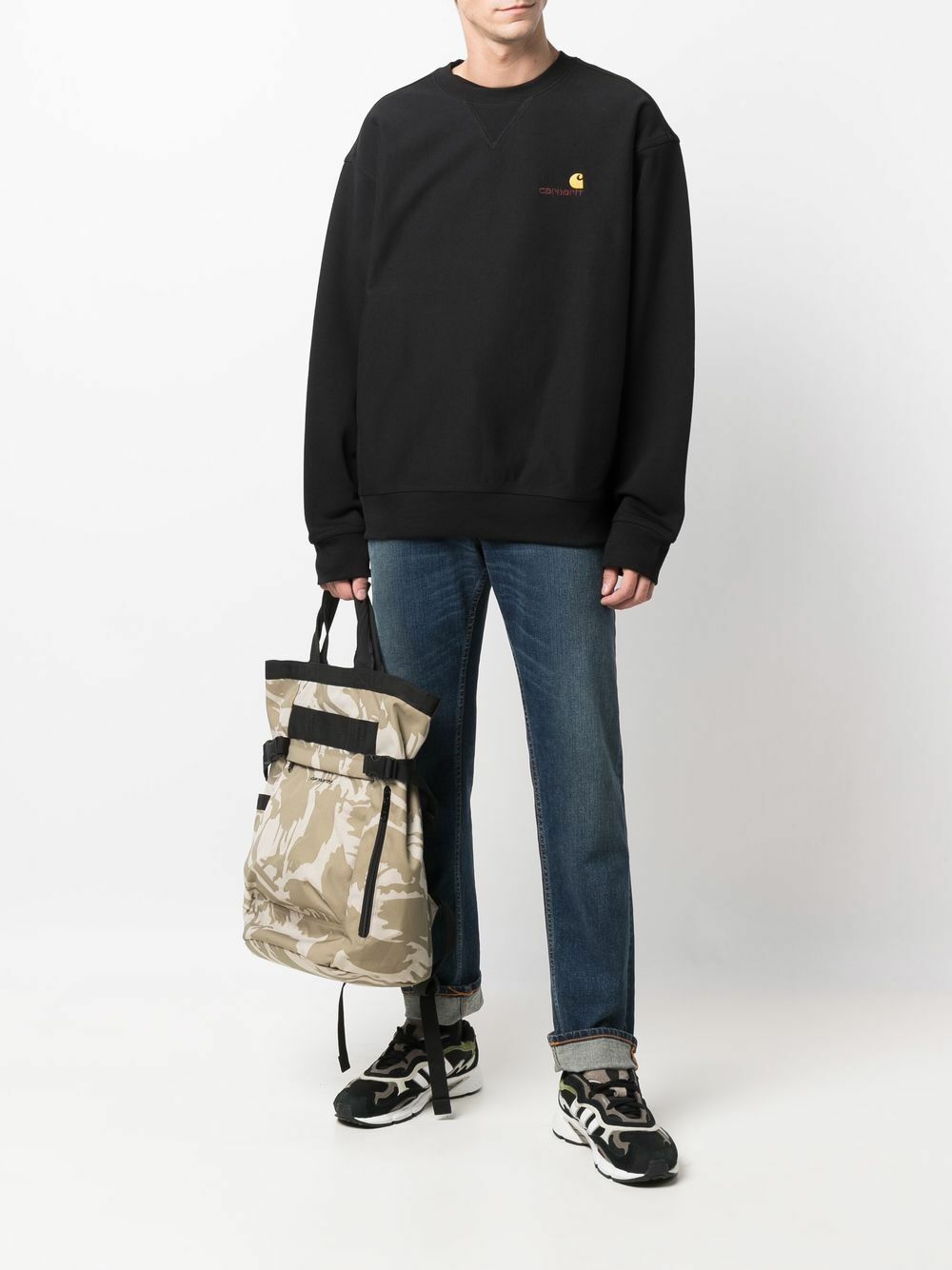 CARHARTT WIP - American Script Cotton Blend Sweatshirt