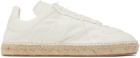 Maison Margiela White Replica Espadriles