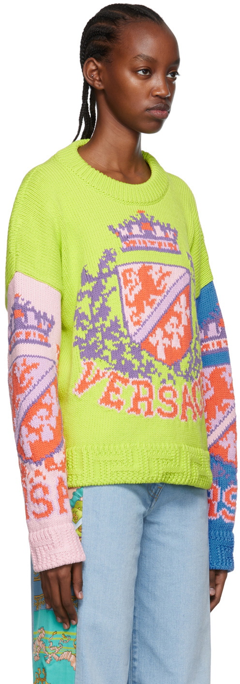 Versace Multicolor Cotton Sweater