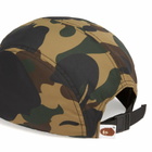 A Bathing Ape Men's Crinkle Effect 1St Camo Jet Cap in Green 