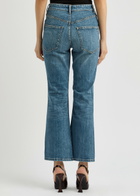 Tory Burch Cropped Flared-leg Jeans Denim