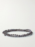 M. Cohen - Silver and Pearl Wrap Bracelet - Silver