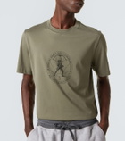 Brunello Cucinelli Printed cotton jersey T-shirt