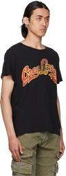 Greg Lauren Black Groovy T-Shirt