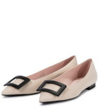 Roger Vivier Gommettine leather ballet flats